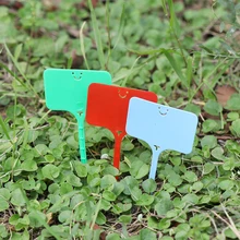 

100pcs T Shape Garden Labels Gardening Plant Classification Markers Sorting Seedling Tags Greenhouse Nursery Pots Name Tag