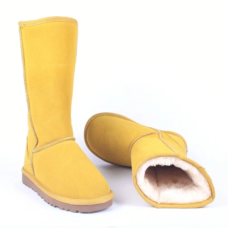 Winter Boots Australia Genuine-Leather High-Quality Women Classic