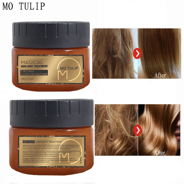 MO TULIP 60ML Magical 5 Seconds Repairs Hair Treatment Mask Damage Hair Restore soft and smooth Hair & Scalp Treatment 1
