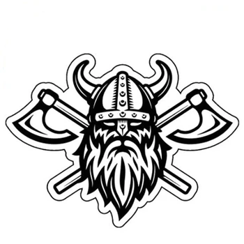

DAWASARU Bearded Warrior Viking Decal Sticker / Cover Scratch / Decoration Creative Car Sticker Accessories Custom 13 * 10CM