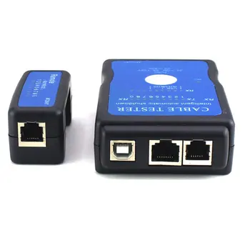 

NST-YH726-AT Intelligent With LED Indicator Breakdown Test Automatic Shutdown Network Ethernet Cable Tester LAN USB Auto Scan