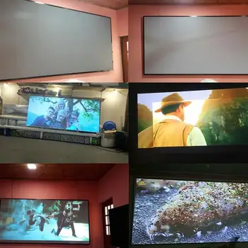 

72 Inches 16:9 Projector HD Screen Canvas Front Home Theatre Projection Screen Movie Projector Screen High Brightness Foldable