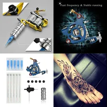 Профессиональная Алюминиевая тату машина боди-арт вращающаяся тату моторная машина шейдерное Оборудование Набор