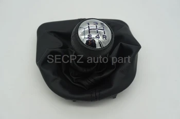 

Black 5 Speed PU Gear Shift Knob Boot For Peugeot 107 207 307 406 Repair Auto Replacement Parts Interior Parts