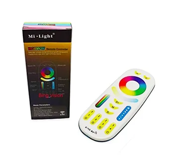 

New Miboxer FUT092 2.4Ghz RGBWW 4-zone group control match RF RGB+CCT Remote controller for Miboxer led RGB+CCT lamps series