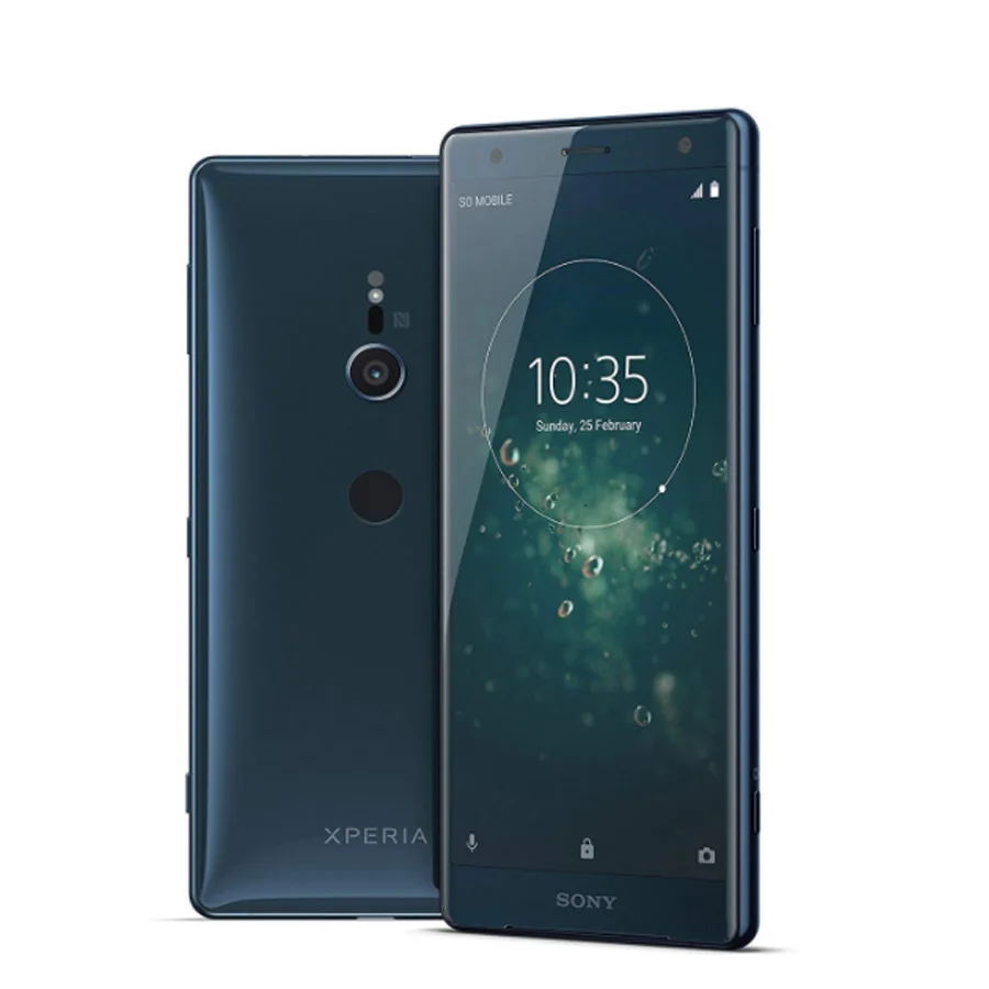 5,7 дюймовый мобильный телефон sony Xperia XZ2 H8266, 4 ГБ, 64 ГБ, две sim-карты, восьмиядерный смартфон Snapdragon 845, 4G, Android, NFC
