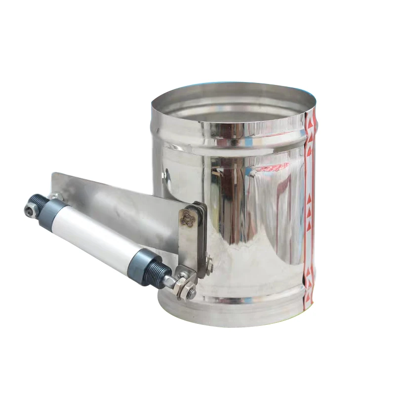 Air Damper Valve Stainless Steel Pneumatic Damper Pneumatic Control