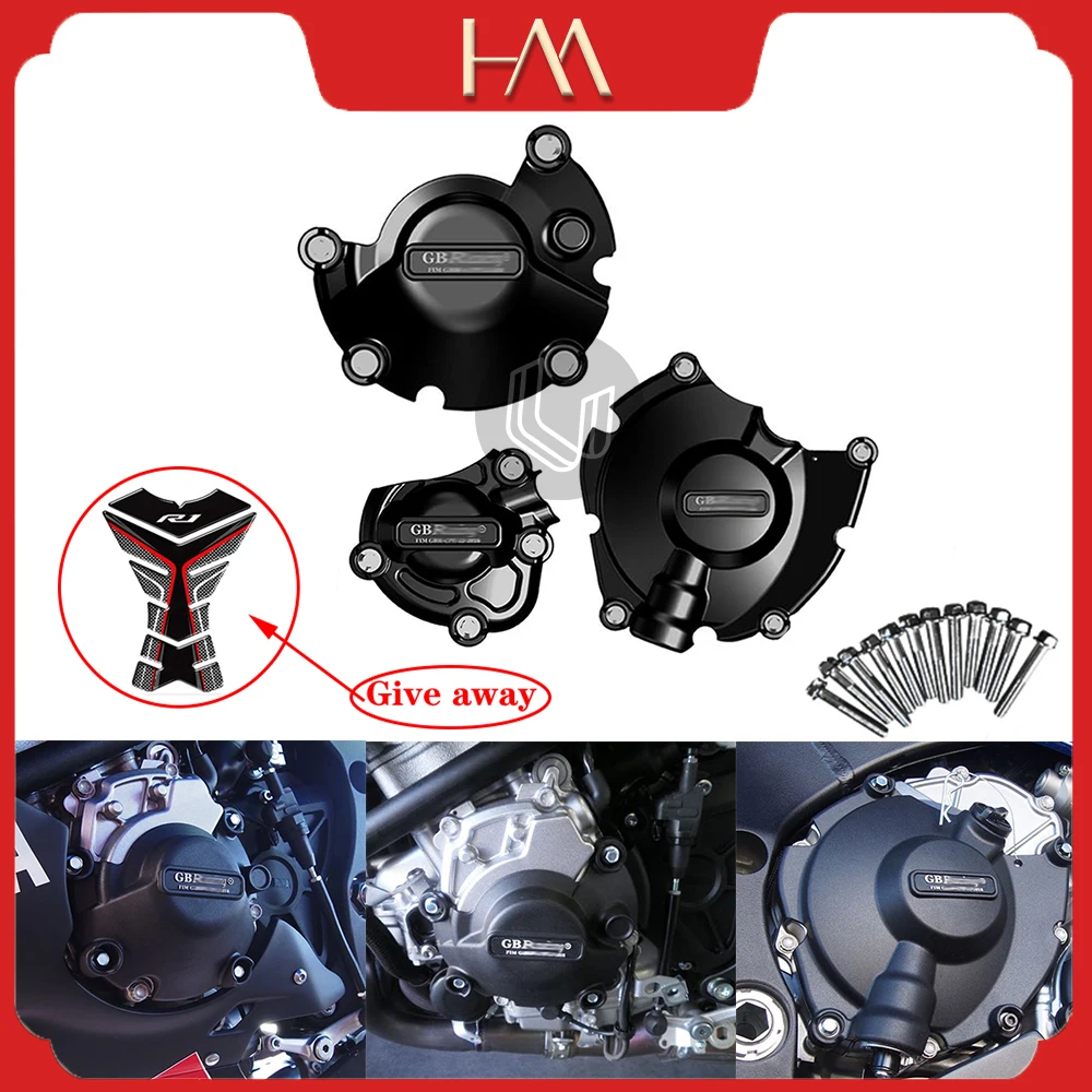 Motorcycles Engine cover Protection case for GB Racing For YAMAHA R1&ampR1M&ampR1S 2015 2016 2017 2018 2019 2020 | Автомобили и