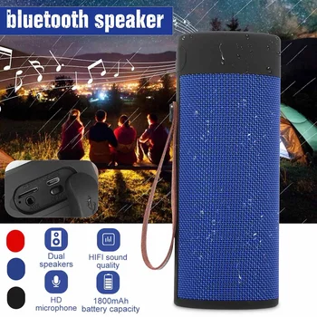 

bluetooth Speaker Wireless Stereo Loudspeaker Mini USB Column Music Bass Speakers Portable TF Built-in Microphone Waterproof