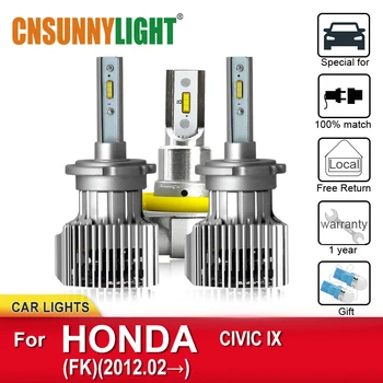 

CNSUNNYLIGHT LED Car Headlamp Bulb For HONDA CIVIC IX FK From 2012.02 D4S Light D2S xenonlamp Auto Headlight Foglamp Car-Styling