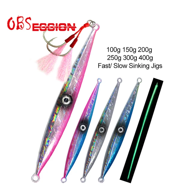 Obsession 100g 150g 200g 250g 300g 400g Long Casting Slow Sinking