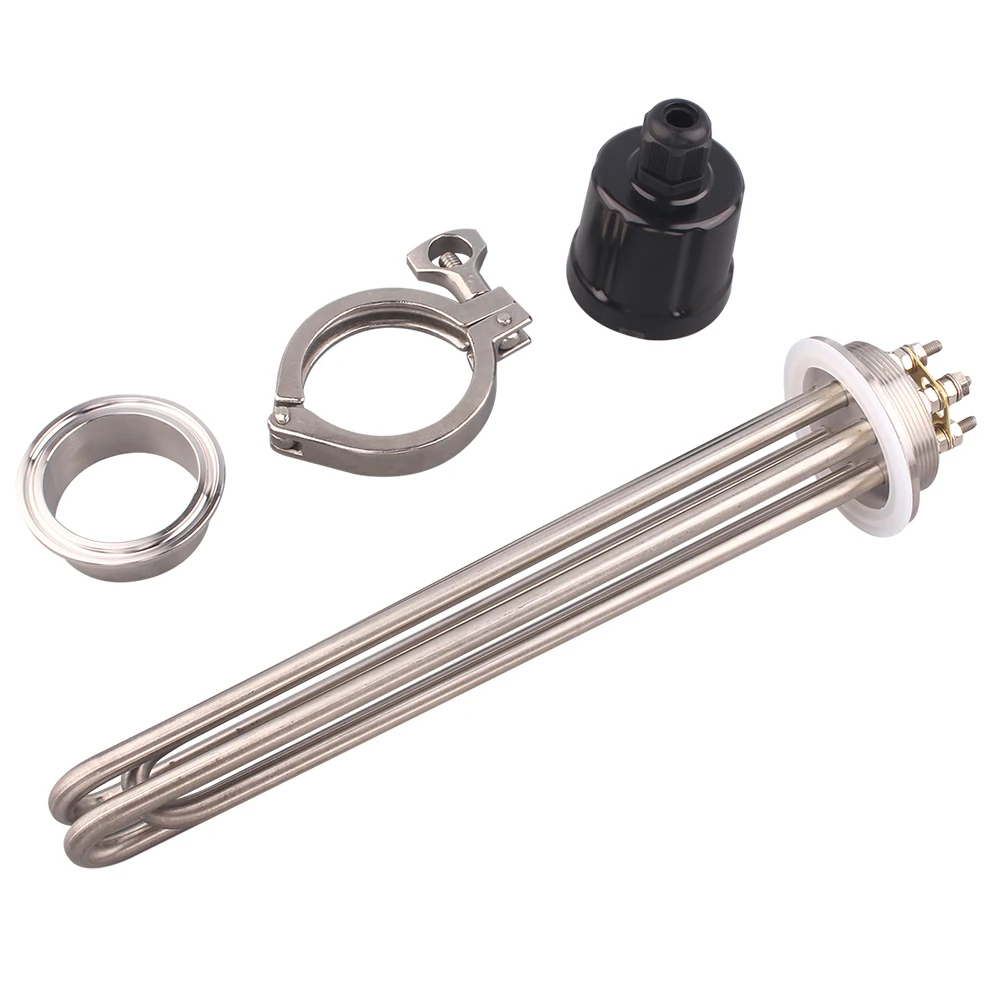 Immersion Water Heating Element 2inches Tri Clamp Electric Heating Pipe  220V/380V 6KW - AliExpress