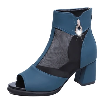 

Ho Heave Shoes Women Fashion Sandals Comfortable Casual Shoes Sexy Women Sandals Female Solid Ventilation Non-slip Hight Heel