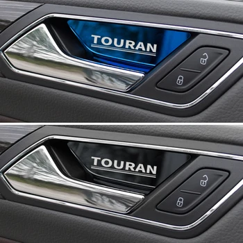 

Car Interior Door Handle Ornament for Volkswagen VW Touran 2016-2020 Stainless Steel Accessories 4pcs