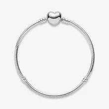 Браслет из стерлингового серебра S925 пробы, Новая женская цепочка в виде змеи, браслеты для женщин, ювелирное изделие, подарок, подходит для брендового браслета, серебро, 925