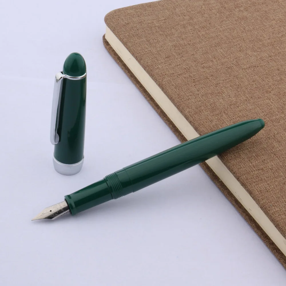 Высокое качество Jinhao 992 пластиковые фонтанные PenPlstic серебряный зажим цвет отжима