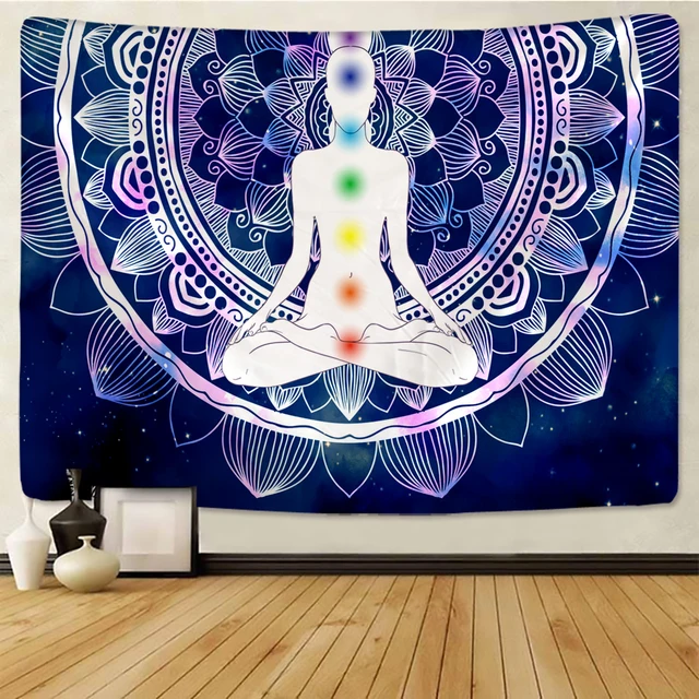 Geometric Colourful Mandala Wall Hanging Tapestry