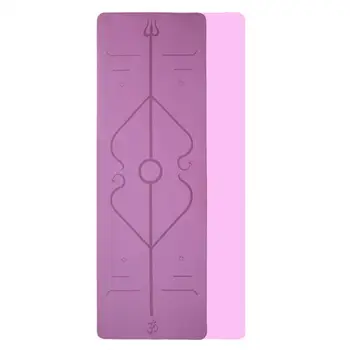 

Body Line Elasticity Non-Slip Mat Fitness Mat Outdoor 183 * 61 * 0.6cm Beginner Hemming Aerobics Yoga Mat Home NBR Universal