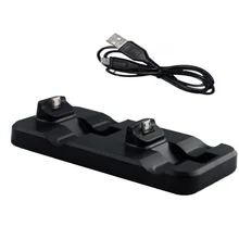 Двойной usb зарядная док-станция Подставка для PS4 playstation 4 игровой контроллер зарядное устройство Подставка под смартфон для PS 4
