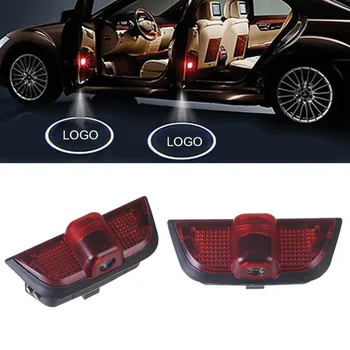 

2pcs New LED Door Step Door Light Courtesy Light for Mercedes Benz C-Class C180 C200 C250 C300 C350 W204 AMG Emblem Logo Light