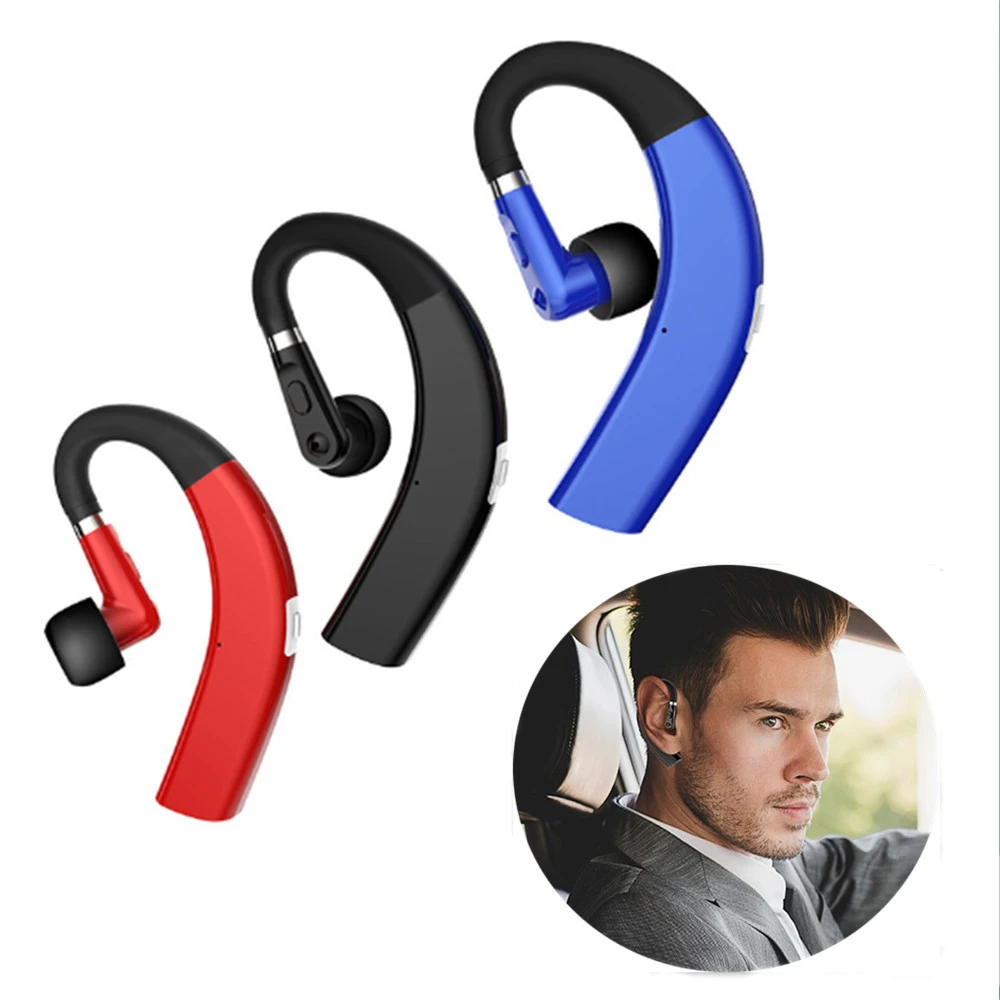Wireless Bluetooth Earphone Sports Water Proof Headphones Handsfree Business Earbud Headset with HD Microphone Sweat Resistance