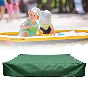 

SOMGLI UV Protection 95% Square Waterproof Oxford Cloth Dust Cover Canopy Drawstring Sandbox Sandpit Dustproof Cover