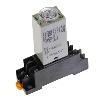 

Delay Timer 0-30 SEC H3Y-2 DC12V DC24V AC110V AC220V Time Relay with PYF08A 8pin Base Mini Time Relay