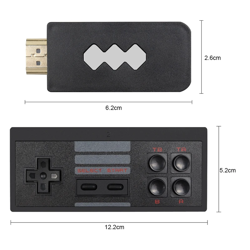 USB Беспроводной ручной ТВ игровая консоль встроенный 568 классический 8 битный