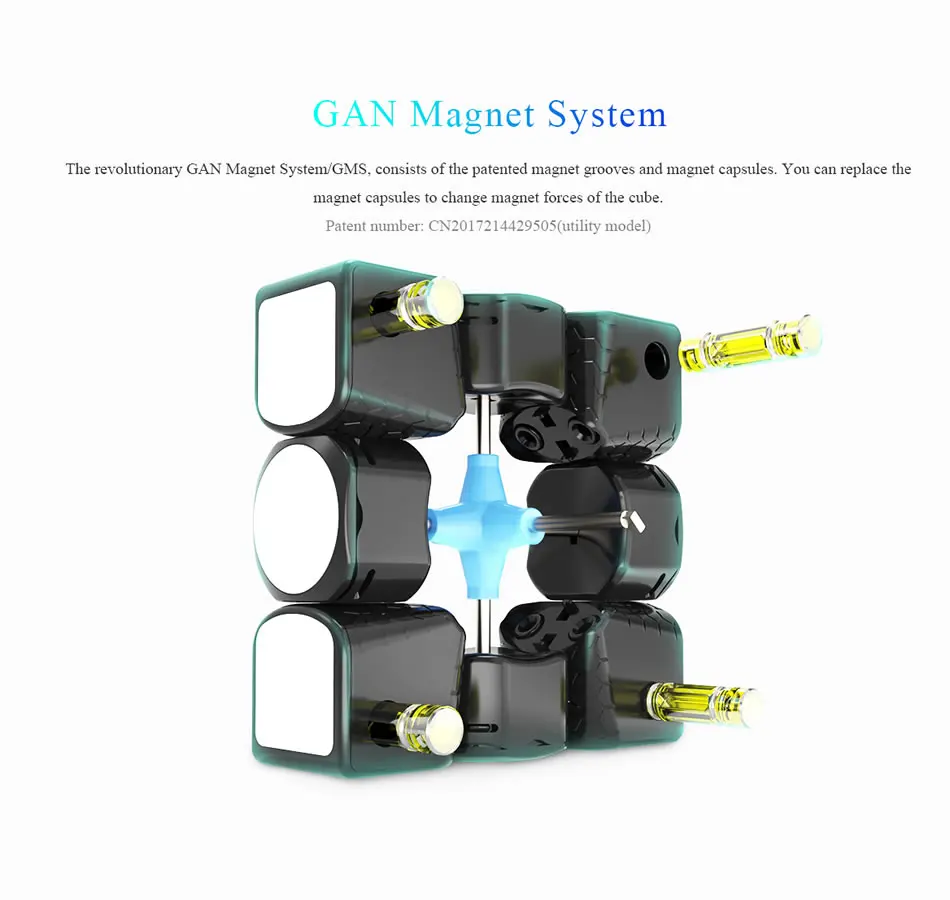 Высококачественный магический куб GAN 356X3x3x3 IPGv5/цифровой IPG 3x3 Магнитный GAN356/356X скоростная головоломка Рождественский подарок игрушки