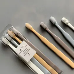 4 PCS/Lot Multi-Color Soft Bristle Small Head Toothbrush Tooth Brush Portable Travel Eco-friendly Brush Tooth Care Oral Hygiene