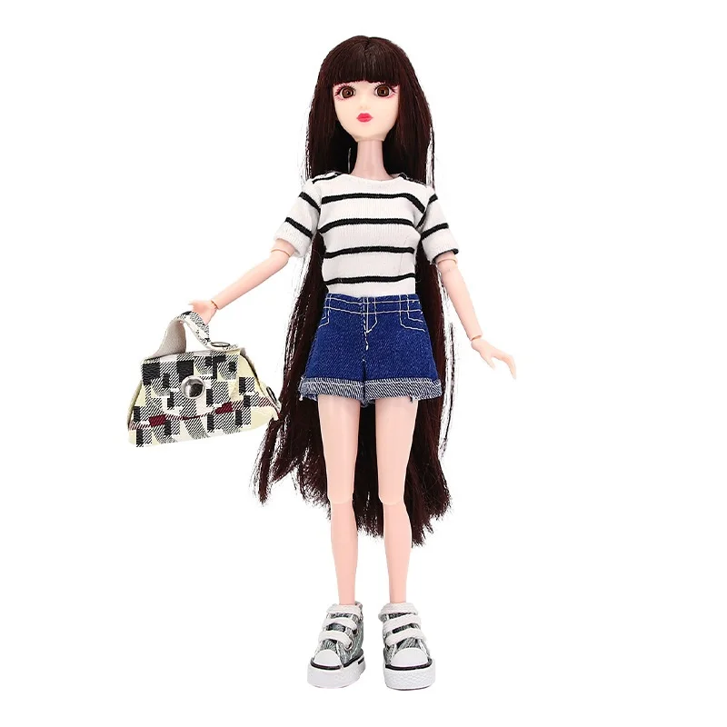 Doll Accessories Doll Bag Accessories For Barbie 1/6 Doll Toy Girl Playing House Princess Toys handbag Dressing Parts Kids Party Favors
