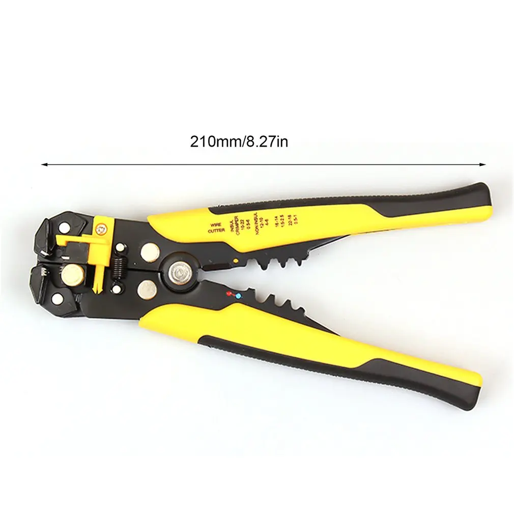 Многофункциональные прецизионные плоскогубцы для зачистки, автоматические ножницы 0,25-6,0 мм, ножницы для зачистки проводов и обжимные инструменты