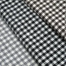 НОВАЯ тонкая шерстяная ткань, весенние брюки, модный материал, два цвета, маленькая клетчатая ткань