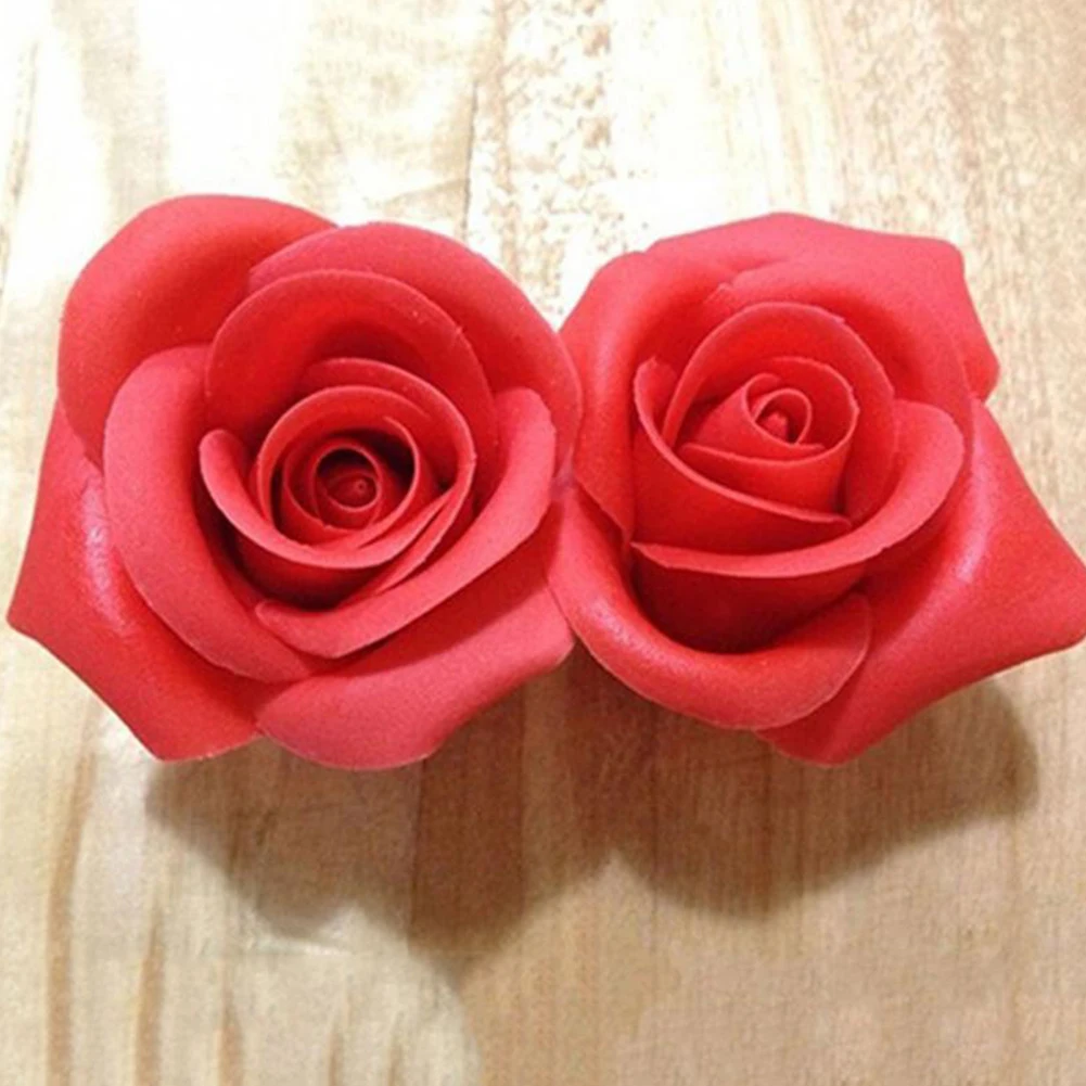 6 шт./компл. Sugarcraft паста роза цветок лепесток помадка украшение для печенья резак