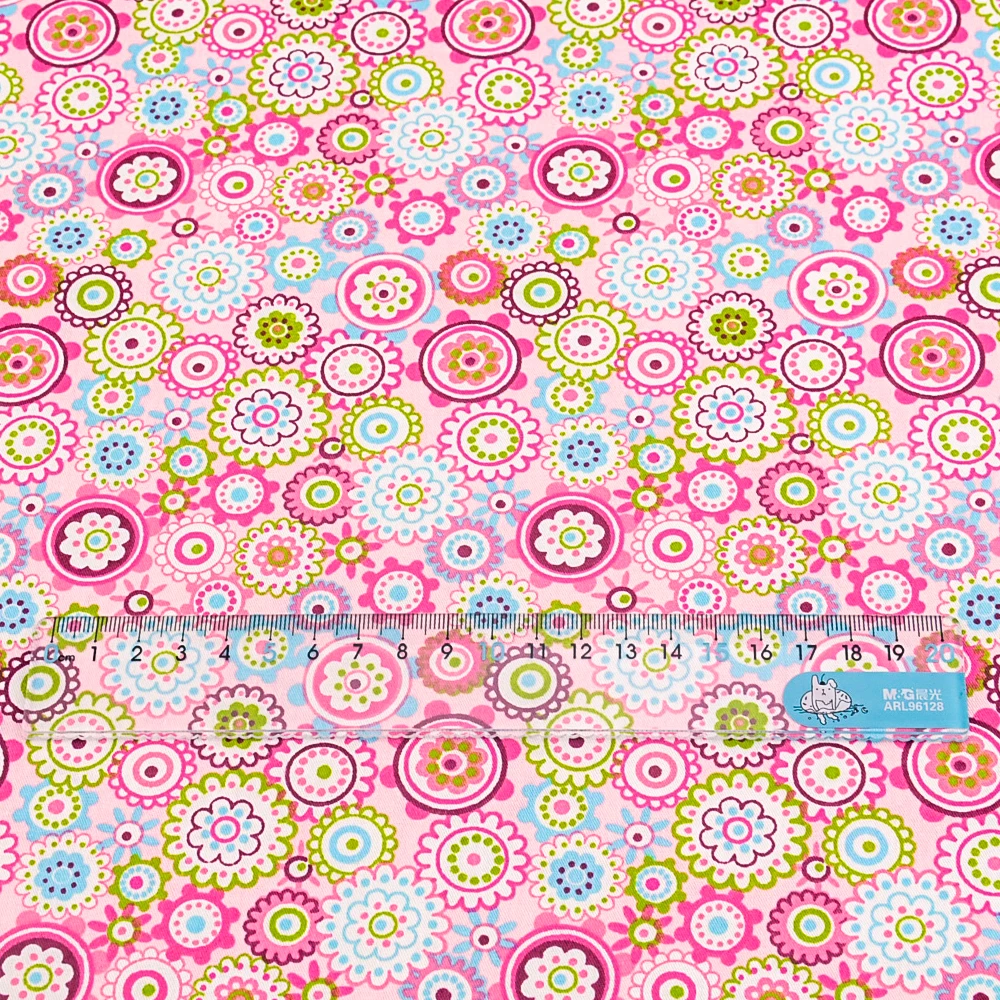Cotton Fabric Green Floral Quilting Patchwork Fabrics Bedding Clothing Doll Scrapbooking Home Textile Decoration Sewing Cloth CM | Дом и сад