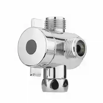 

Multifunctional Shower Faucet Water Divider 1/2 Inch Three Way T-adapter Valve For Toilet Bidet Shower Head Diverter Valve