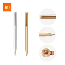 Оригинальные металлические ручки Xiaomi Mijia PREMEC Smooth Switzerland Refill 0,5 мм авторучки для письма алюминиевые ручки из сплава