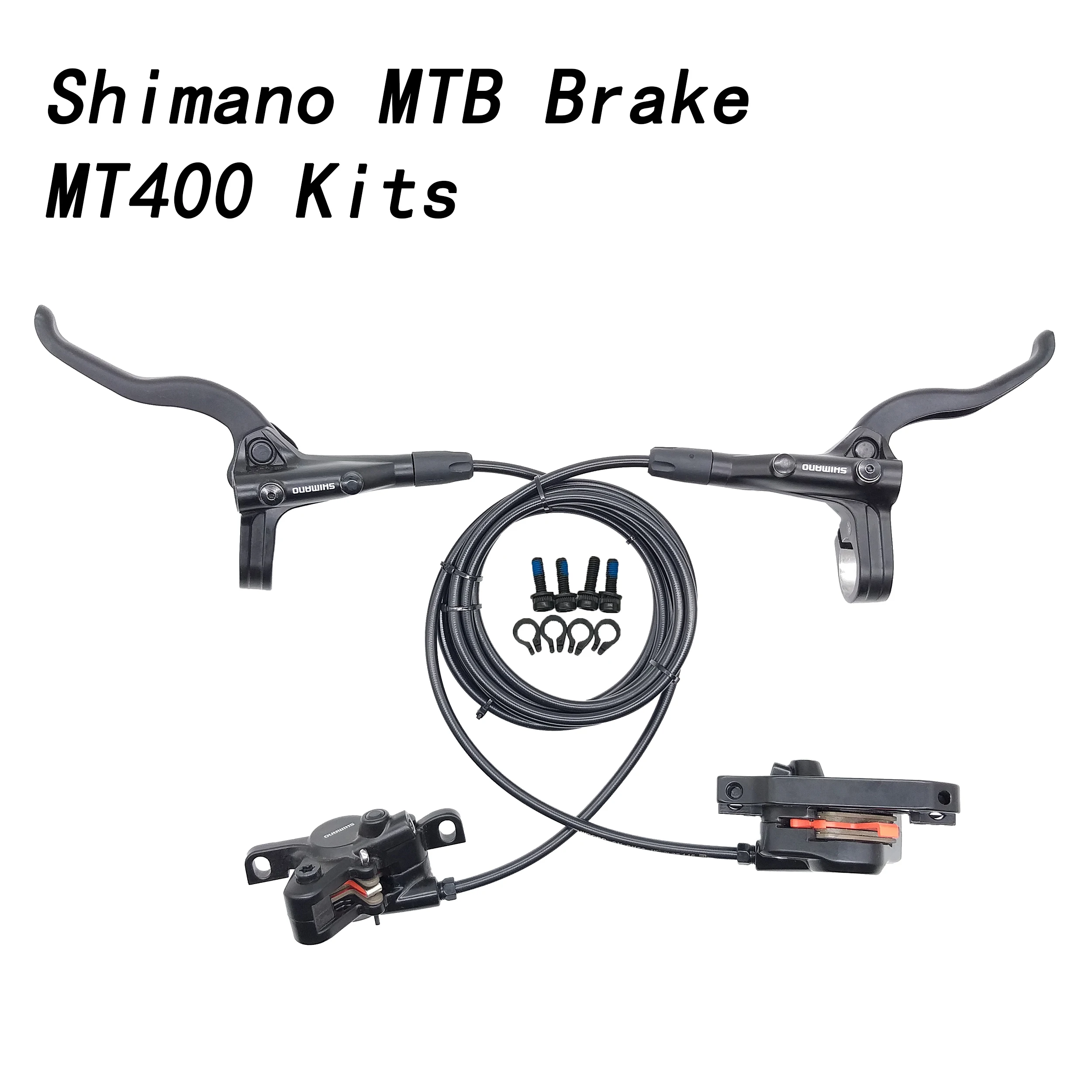 Shimano Mt400 Brake Mountain Bike 2 Piston Hidraulic Disc Brake Mtb Left  Right Rt20 Rt26 G3 Rotors M445 M446 Mt200 Mt420 Brakes - Bicycle Brake -  AliExpress