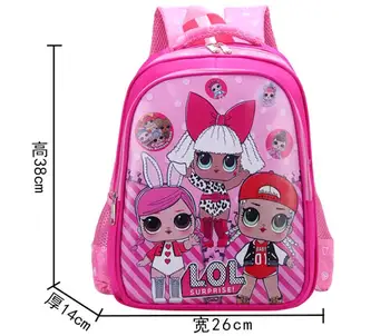 

LOL Surprise Doll Children's Schoolbag Cartoon Schoolbag Girls Boy Large Capacity Backpack