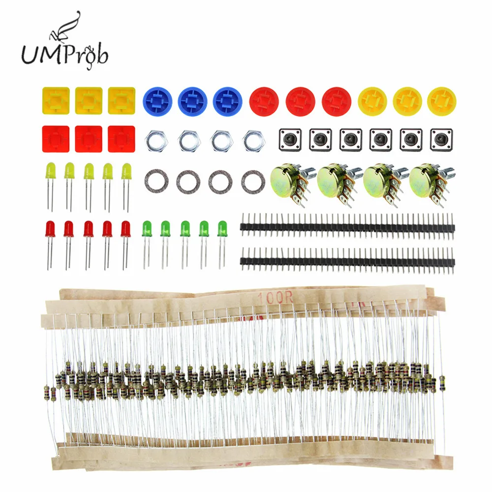 1 Set Handy Portable Resistor Kit for arduino Starter Kit UNO R3 LED ...