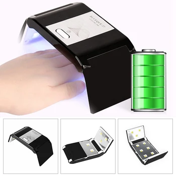 

Foldable Nail Lamp 36w Nail Dryer Phototherapy Machine Dual Light Source LED Portable Nail Grilling Light Therapy Lamp
