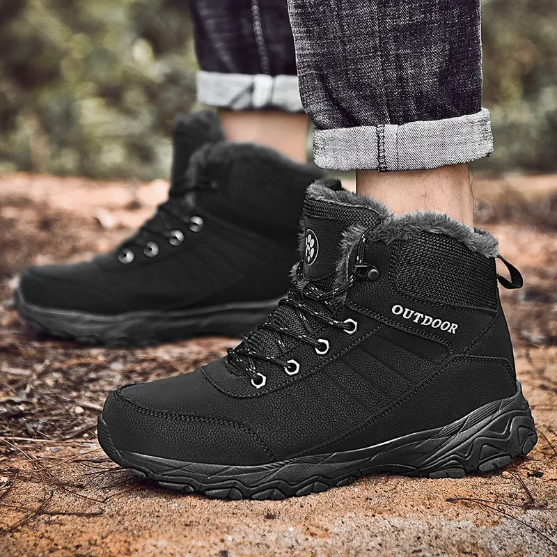 Hot Selling Large Size MEN'S SHOES Outdoor MD Outsole Sports Outdoor Climbing Boots Cotton-padded Shoes M751 Anti-slip Wear