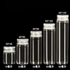 5PCS 15/20/25/30/35/40/50/60/80/110ml Glass Bottles Vials Jars with Screw Cap DIY Wedding Home Decor Storage Spice Bottles Jars 2