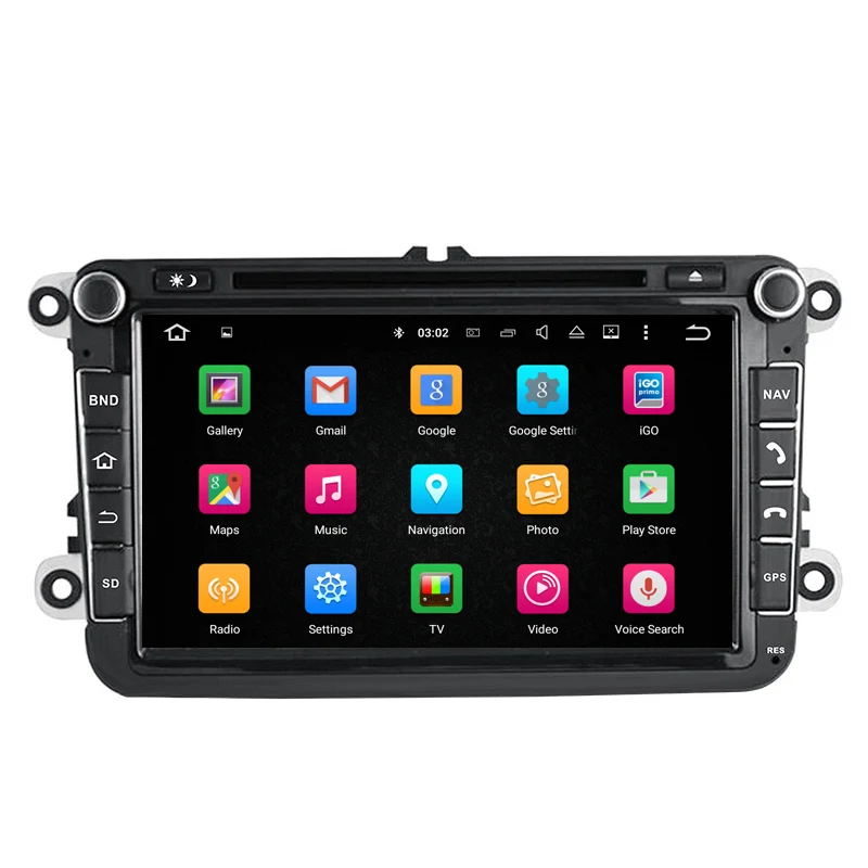 Excellent 8inch 4G+32G Octa Core Android 9.0 Car DVD Player For VW Volkswagen Golf 6/Polo/Bora/Jetta/Passat B6/Skoda 2002-2016 5