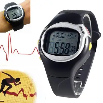 

Sport Watch Durable Practical Black Unisex Exercise Gadget Calorie Heart Rate Monitor Device Running