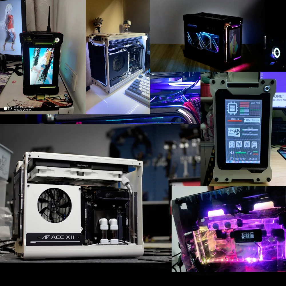 Acc x11 itx a4 mini caso, suporte