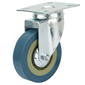 

4 Pcs Caster 2 Rotating Brake + 2 Rotating Wheel Without Brake Rubber Steel 40kg Single Load Trolley Wheel