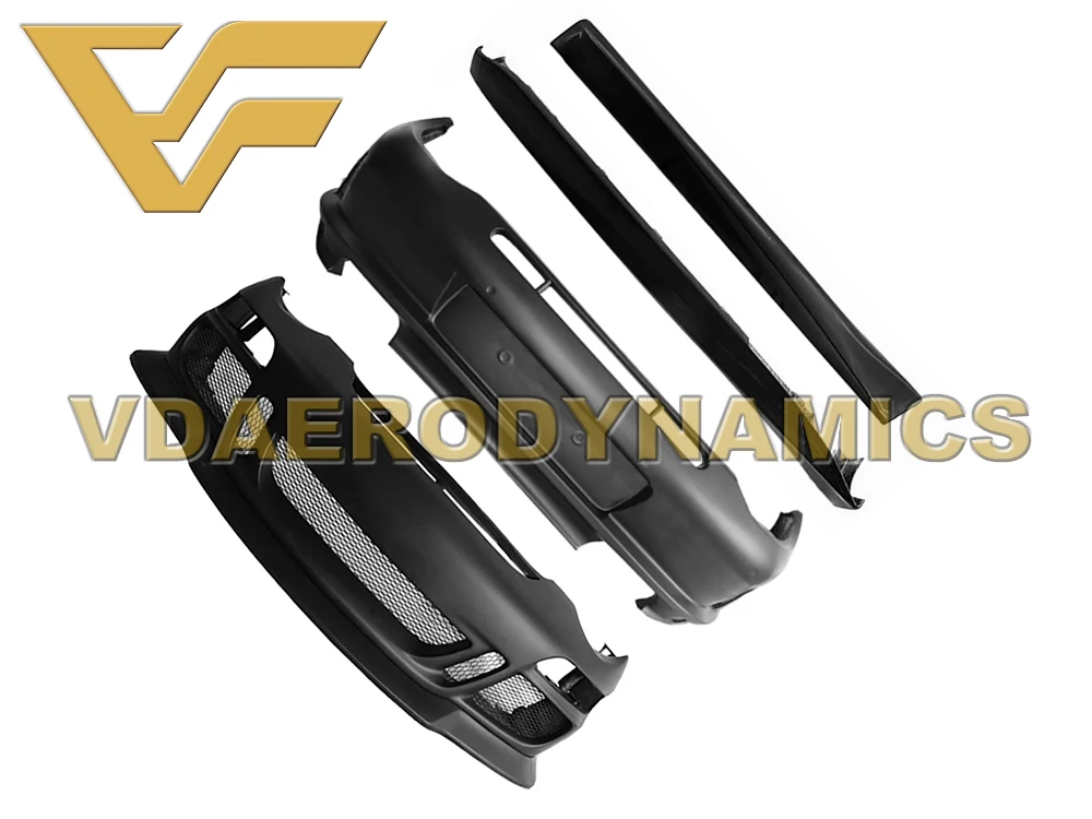 Подходит для 04-11 997 997,1 997,2 Porsche 911 Carrera S 4 4S GTS VAD-GT3 полный комплект кузова передний бампер задний бампер боковые юбки - Цвет: 08-11