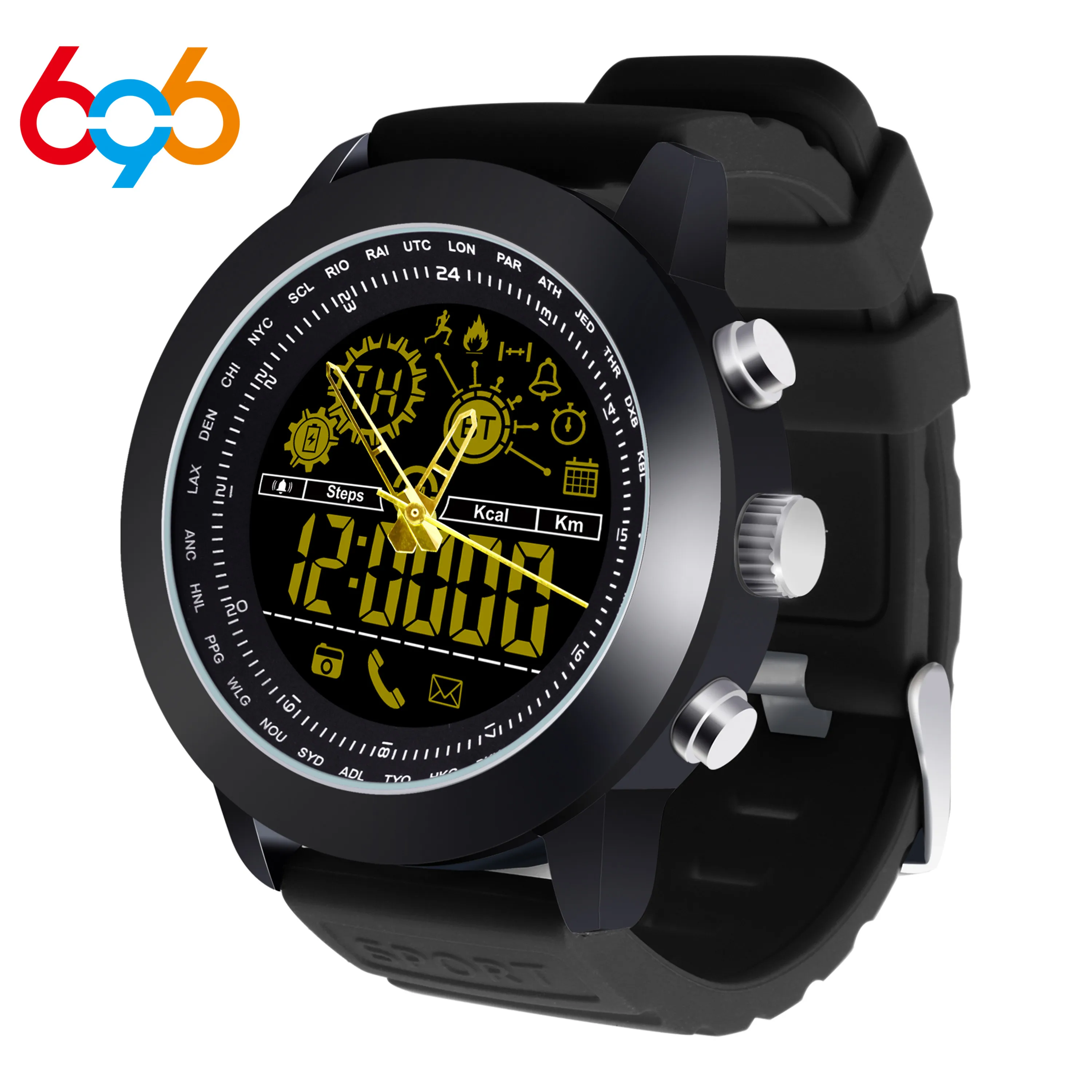696 DX18 Водонепроницаемый gps Мультифункциональные Смарт-часы 1 21-суперскрученные