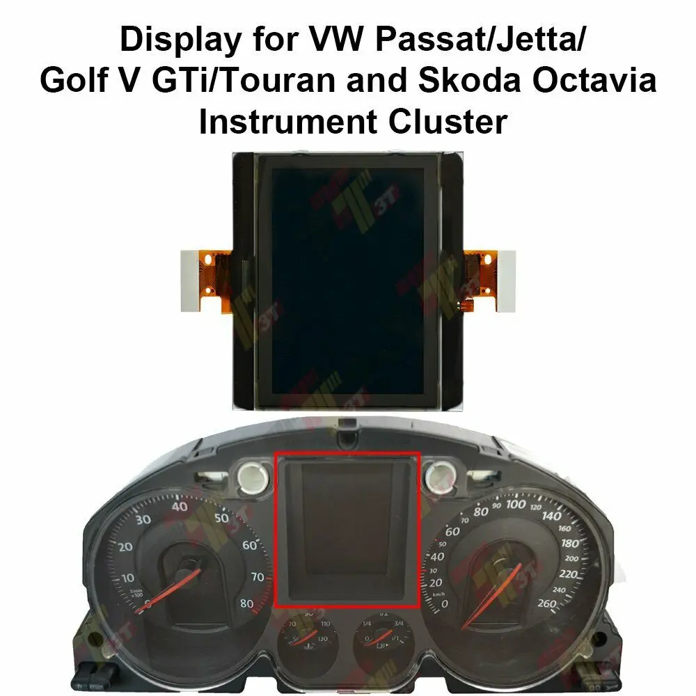 Кластер инструмента для Volkswagen Passat Touran Jetta Golf 5 SKODA OCTAVIA ремонт пикселей на ЖК